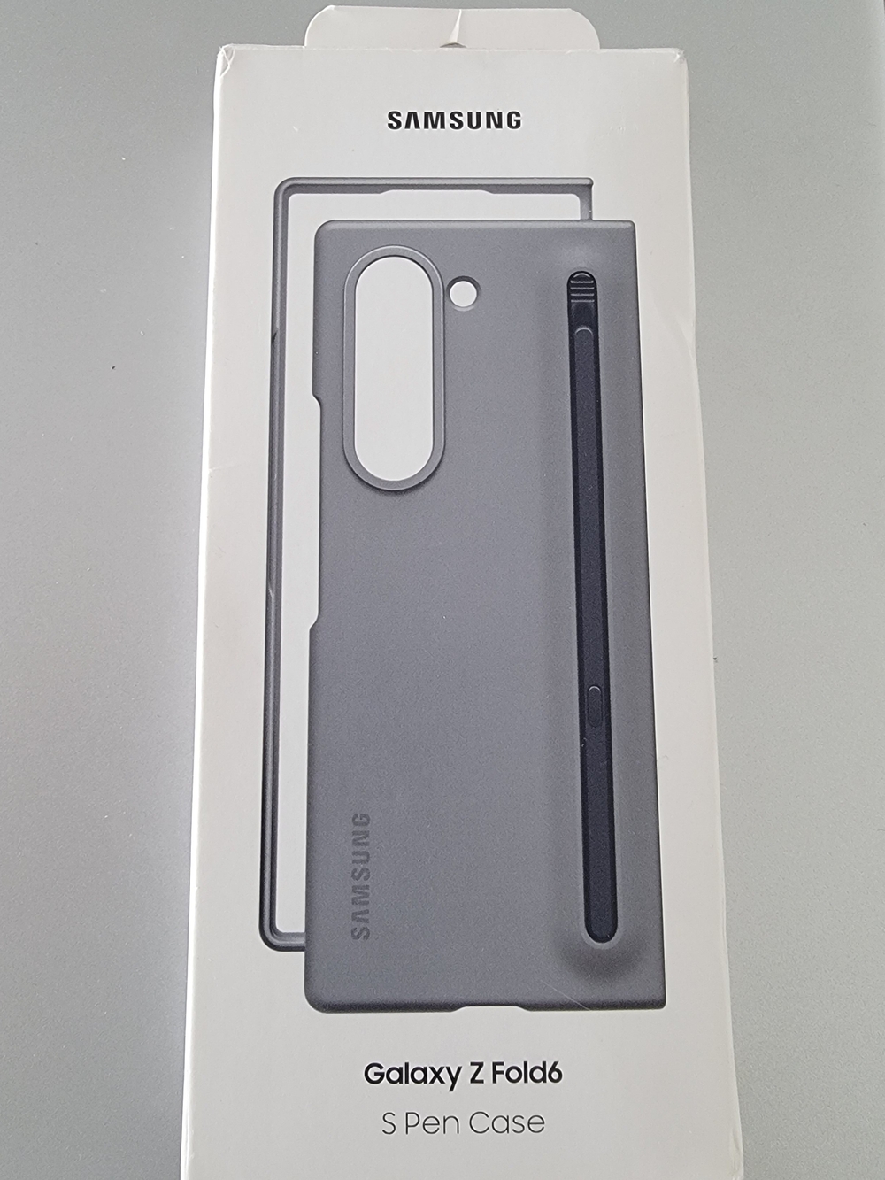 Samsung Original Galaxy Z Fold6 S Pen Case - Slate Gray (Front & Pen Only)